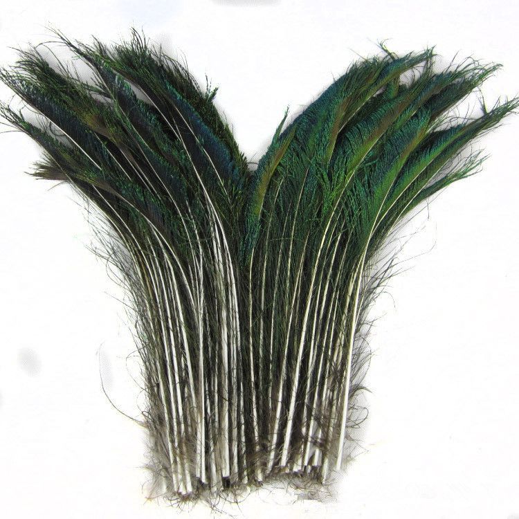 Wholesale of peacock feathers, natural peacock feathers, single-sided feathers, DIY handicrafts, materials, decorative ornaments pic 8