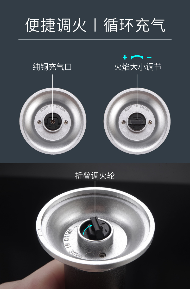 Simple lighters, windproof wholesale, mini direct injection high-temperature welding gun, moxibustion, personalized inflatable metal spray gun, flamester pic 9