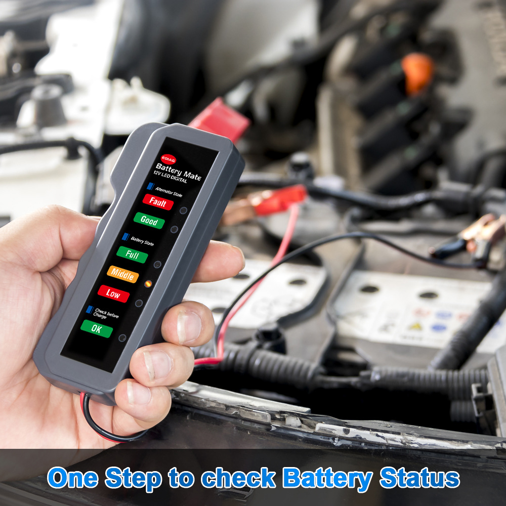 汽车蓄电池检测仪电瓶测试仪12V battery tester外贸热销点烟器款详情3