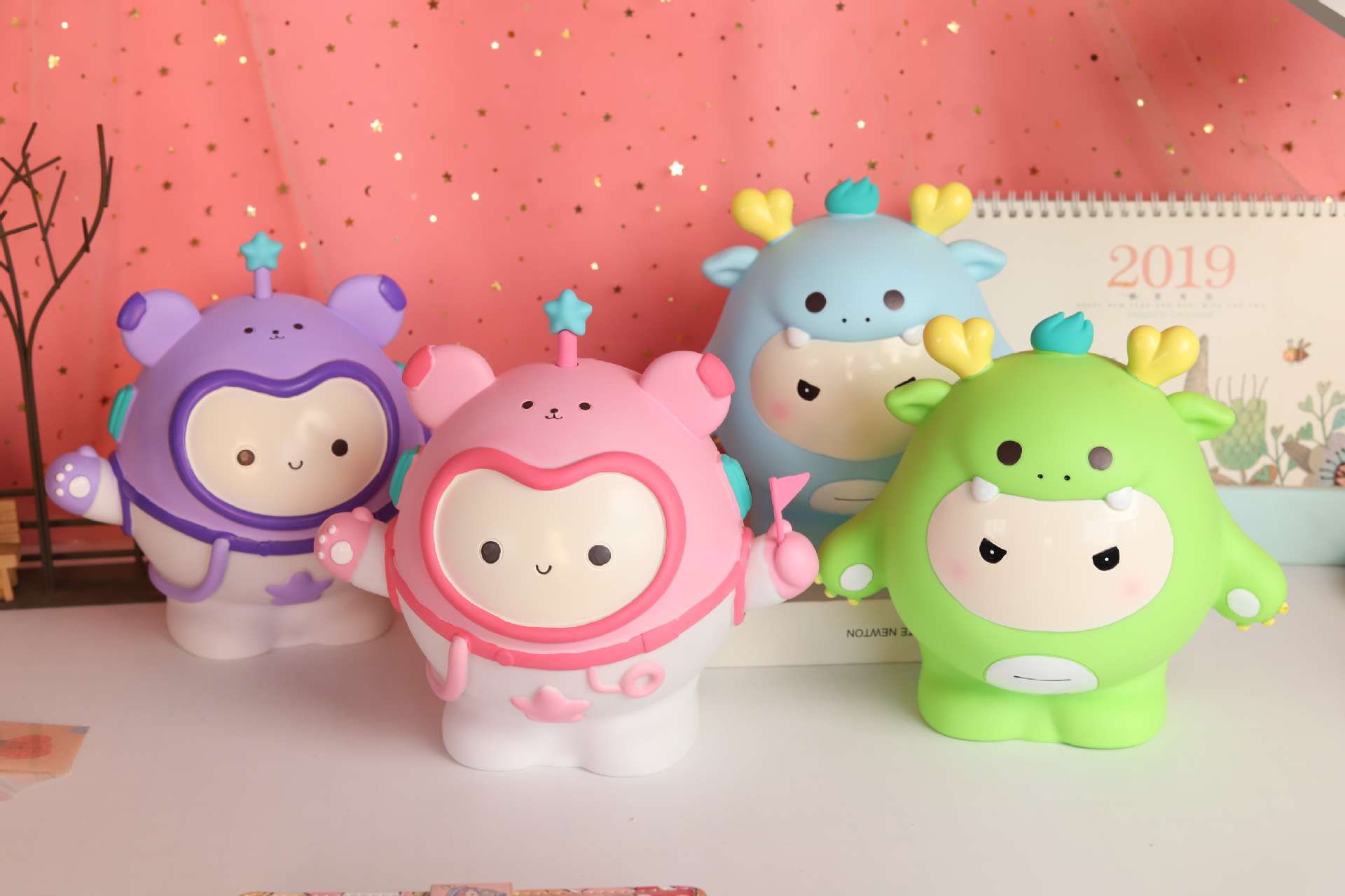 存钱罐桌面可爱大容量可进可出卡通搪胶储蓄罐礼物存钱罐详情14