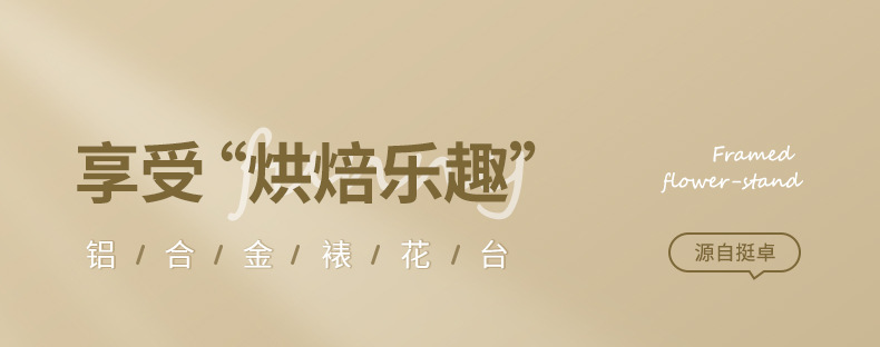 Aluminum alloy cake turntable, cake decorating table, home baking tools, DIY anti-slip plastering, 10-inch decorating turntable pic 3