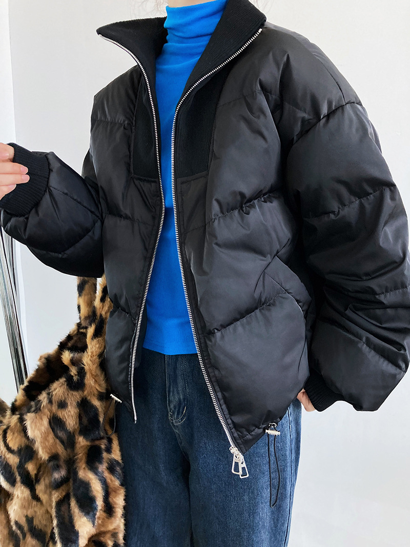 Luxi 2022 New Design sense stand-up collar short Down jacket for petite women 90, white duck down jacket Y33 pic 60