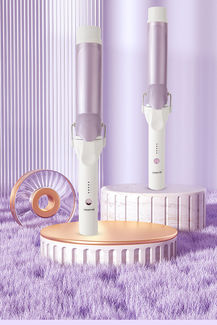 The manufacturer's new 40MM electric curling iron, home lazy person, water ripple egg roll, large wave, cross-border 32 pic 12