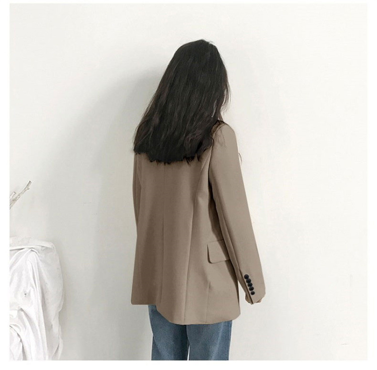 小西装外套女新款2022韩版春秋休闲宽松网红秋季西服上衣英伦风潮详情28