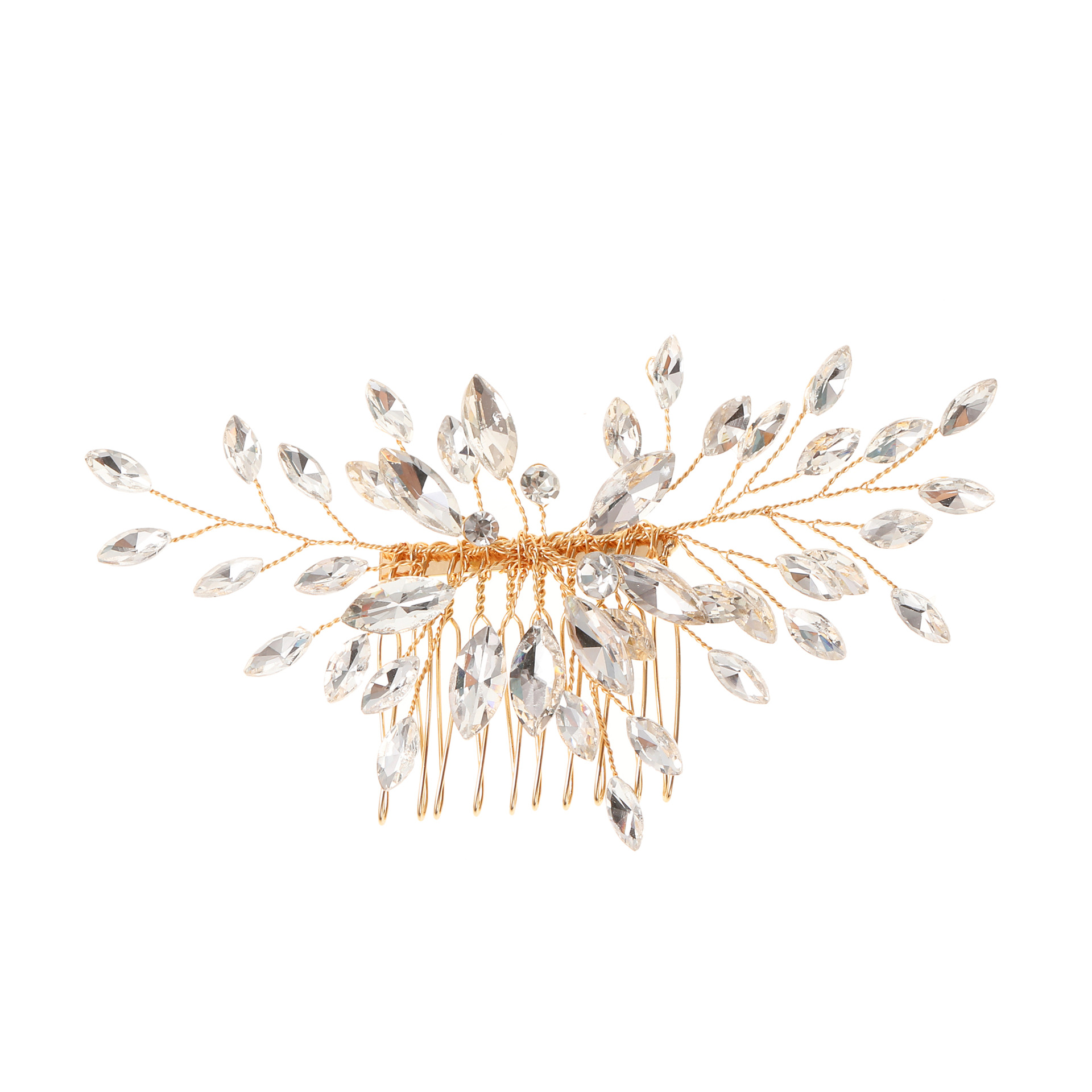 Direct sales and wholesale of cross-border handcrafted water diamond hair combs and hair accessories from Europe and America pic 29
