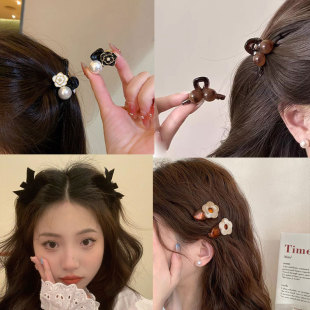 Pumpkin brown for whitening Spring and summer knitted wide-brimmed hair band 2025 New style hairpin hair band high head band Elegant headband for women pic 3