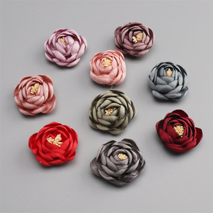 烧边花朵服装辅料衣服婚纱摄影裙子装饰手工diy小花发夹头饰鞋花详情4