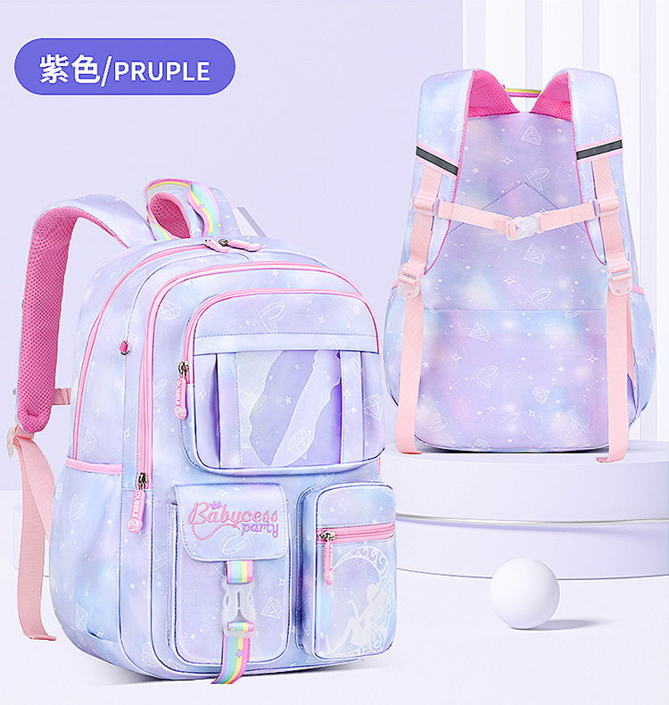 2022 nuevo influencer escuela primaria niños mochila para niñas niñas 1-3-6 grado ligero reducción negativa impermeable al por mayor pic 17