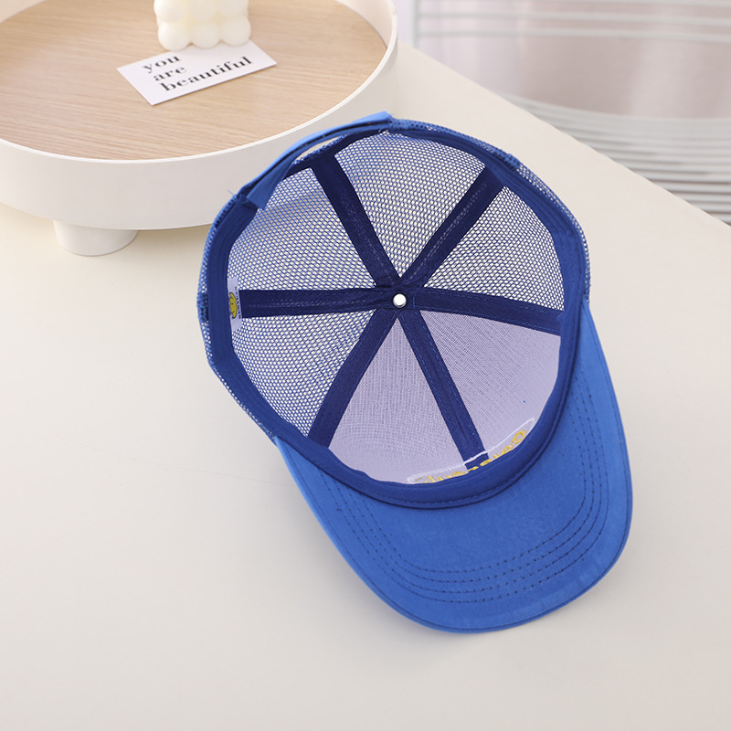 Sombreros para niños verano niñas sombrero de pato bebé mid-big boy gorra de béisbol para niños sombreado protección solar malla sombrero marca de marea pic 9