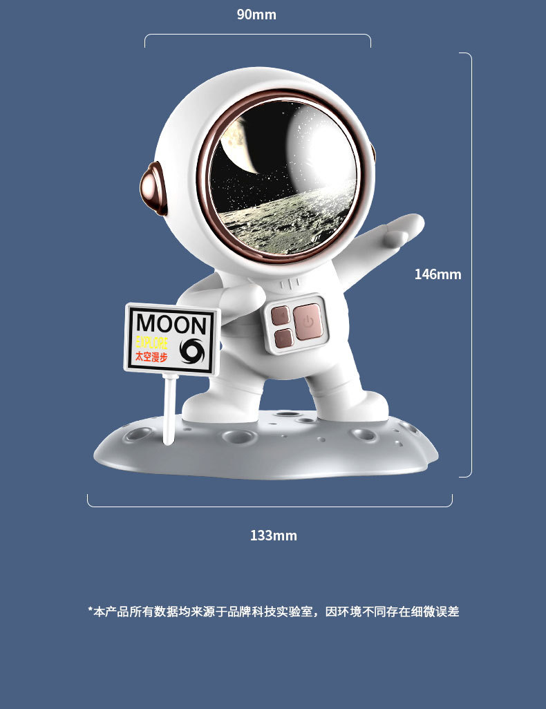 The new Bluetooth speaker, Astronaut wireless usb flash drive speaker, has a high atmosphere, a high appearance level, USB charging and sound quality pic 12