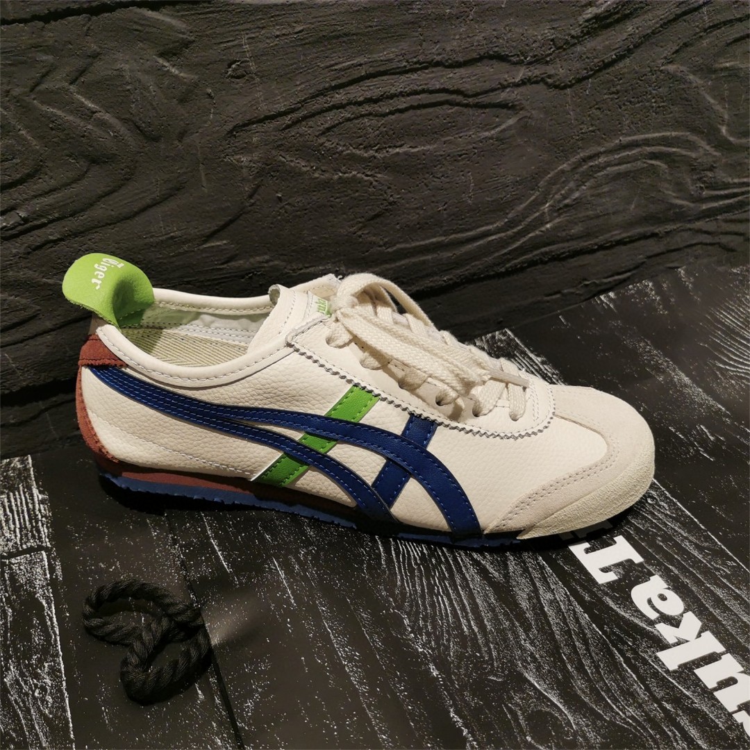 莆田亚瑟纯原Tiger鬼冢虎MEXICO66荔枝纹休闲女式板鞋头层牛皮士详情7