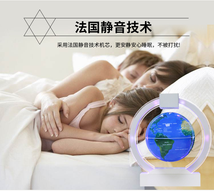 曦骉批发磁悬浮月球灯台灯3D打印新奇家居摆件创意礼品七夕生日礼物详情6