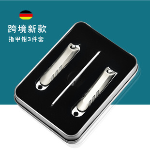 Stainless steel nail clippers, black nail clippers set, 18-piece nail clippers set, nail art tool set, beauty set pic 13