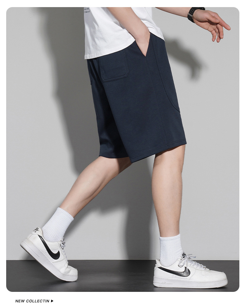 短裤男款夏季纯棉300g沙滩五分裤2023宽松潮流休闲运动裤篮球裤子详情23