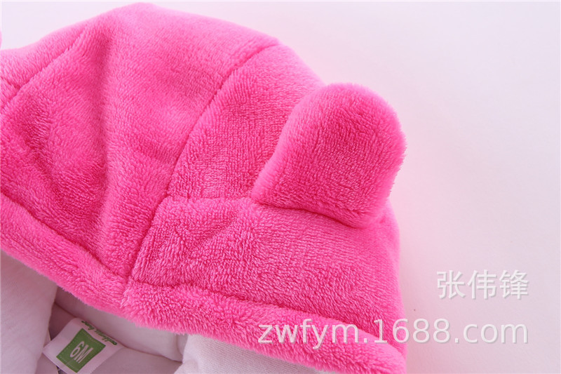 Baby one-piece suit thickened autumn and winter outfits 0 baby clothes for boys and girls 1 newborn autumn clothes winter cotton-padded clothes crawling clothes pic 29