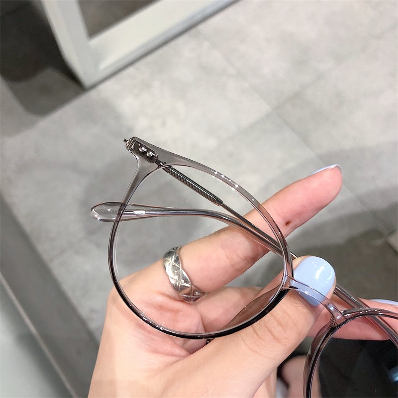 文奕02冷茶色眼镜近视超轻tr90眼镜框女素颜防蓝光镜小红书同款潮详情17