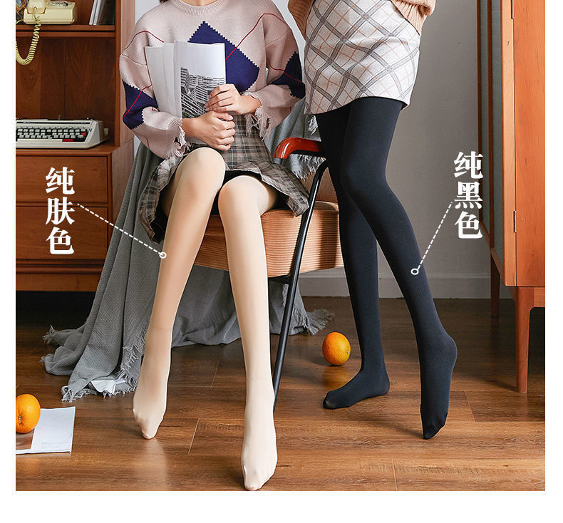 光腿裸感神器女肤色性感高腰打底裤批发春秋加绒外穿一体透肤丝袜详情24