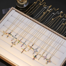 This is a unique new design pendant with a Japanese and Korean style, featuring cherry fruits and zircon. It is a stylish titanium steel necklace pic 3