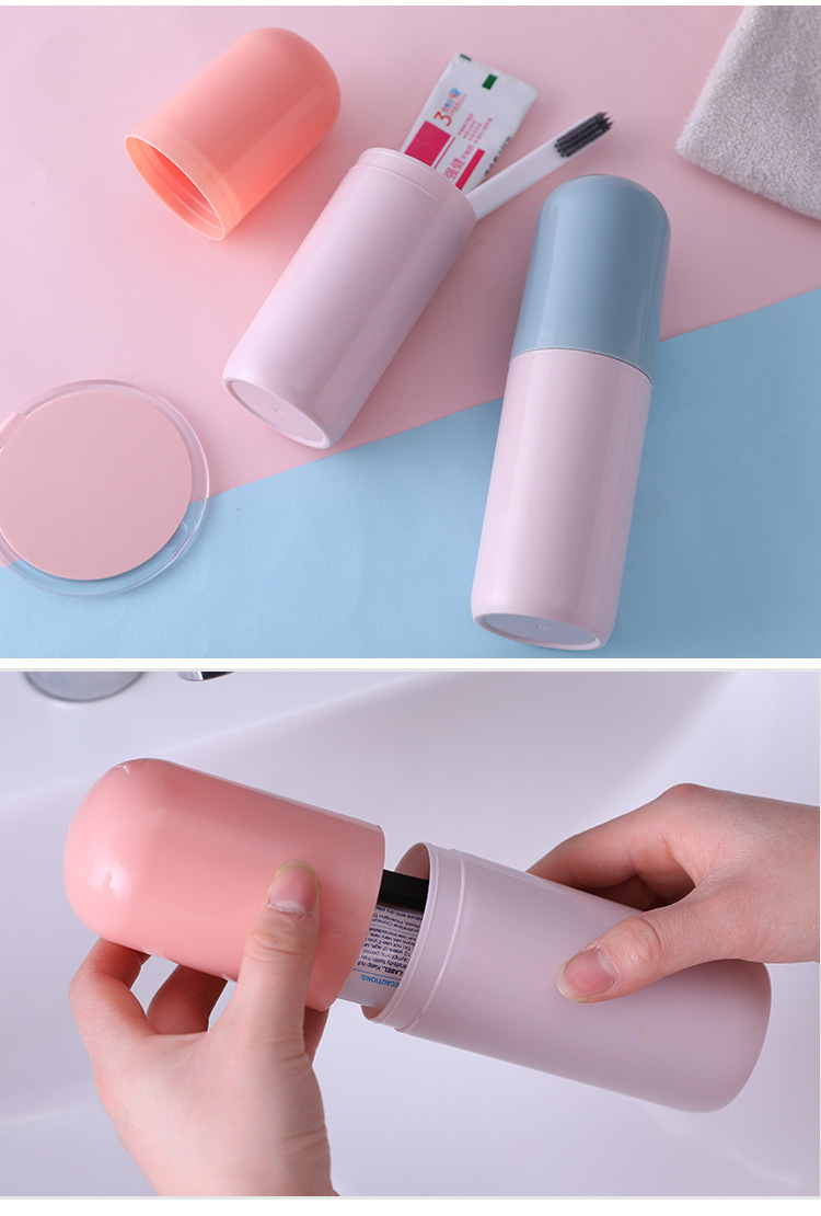 Travel toothbrush box, creative toothbrush box, toothbrush holder, portable toothbrush box with cover pic 14