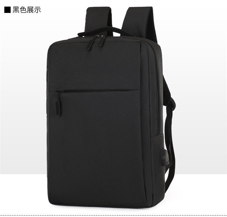 Cross-border backpacks, simple notebooks, business computer bags, campus student schoolbags, trendy travel backpacks that can be printed with logos pic 63