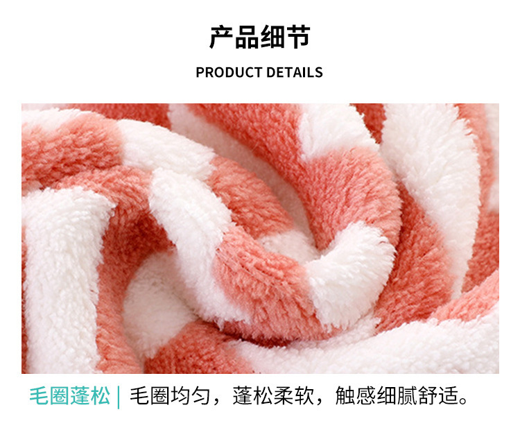 [LOVELY HOME] [hold ja] wholesale coral fleece wheel spike square toalla absorbente de cocina paño suave para niños de kindergarten wipe hand toalla pic 6