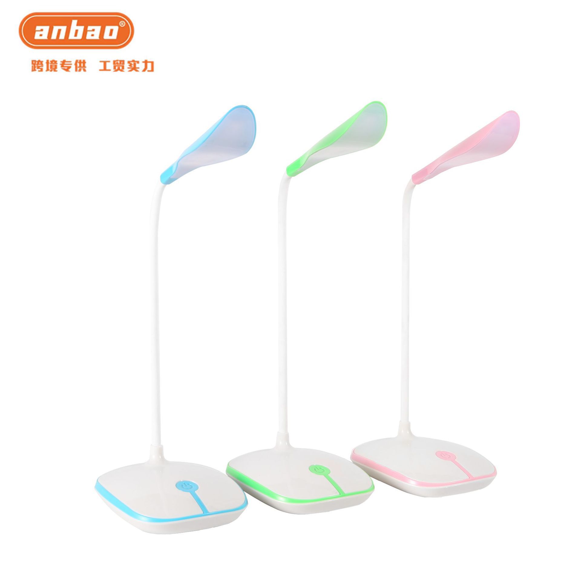 Cross-border USB charging student reading and learning night light eye-protecting small desk lamp touch switch external battery desk lamp pic 1