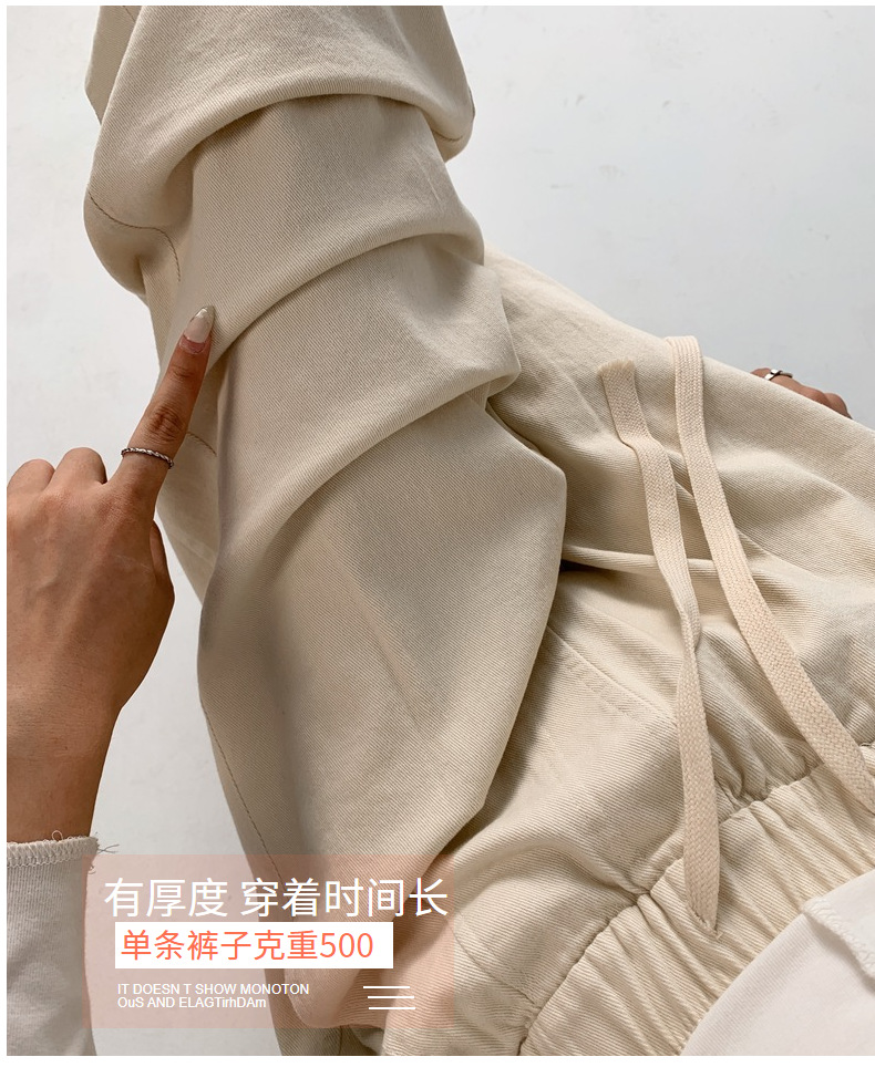 梨形身材遮肉神裤秋冬女新纯棉牛仔哈伦休闲女裤子详情9