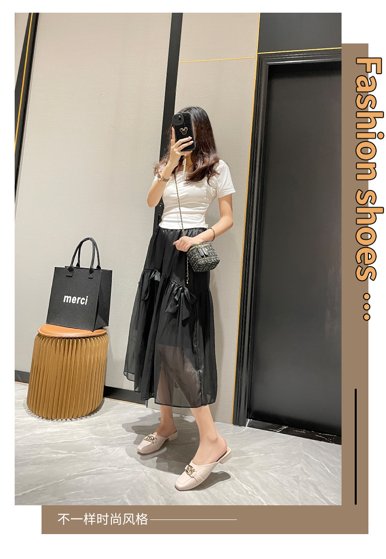 包头鞋女款时尚夏季外穿家用平底包头鞋休闲女士室外凉鞋详情2