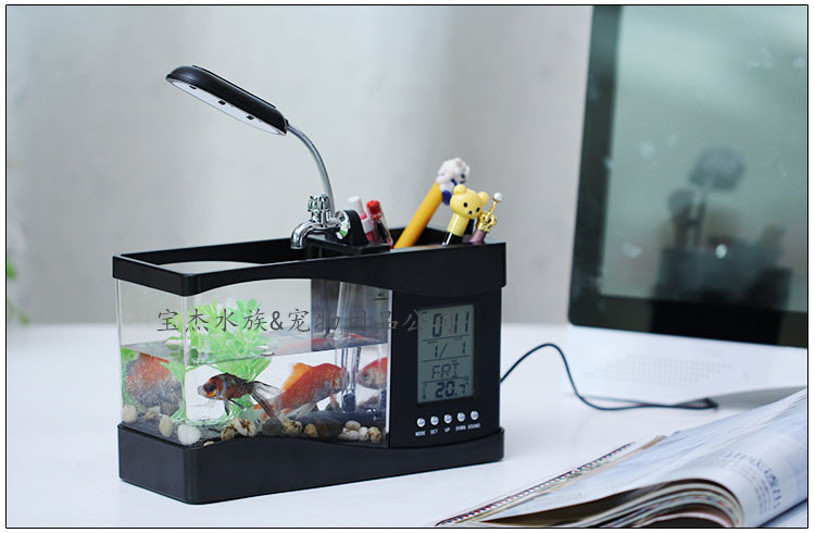 Baojie Aquarium offers wholesale of large, medium and small-sized round transparent glass fish tanks for fish and grass care decorations pic 7