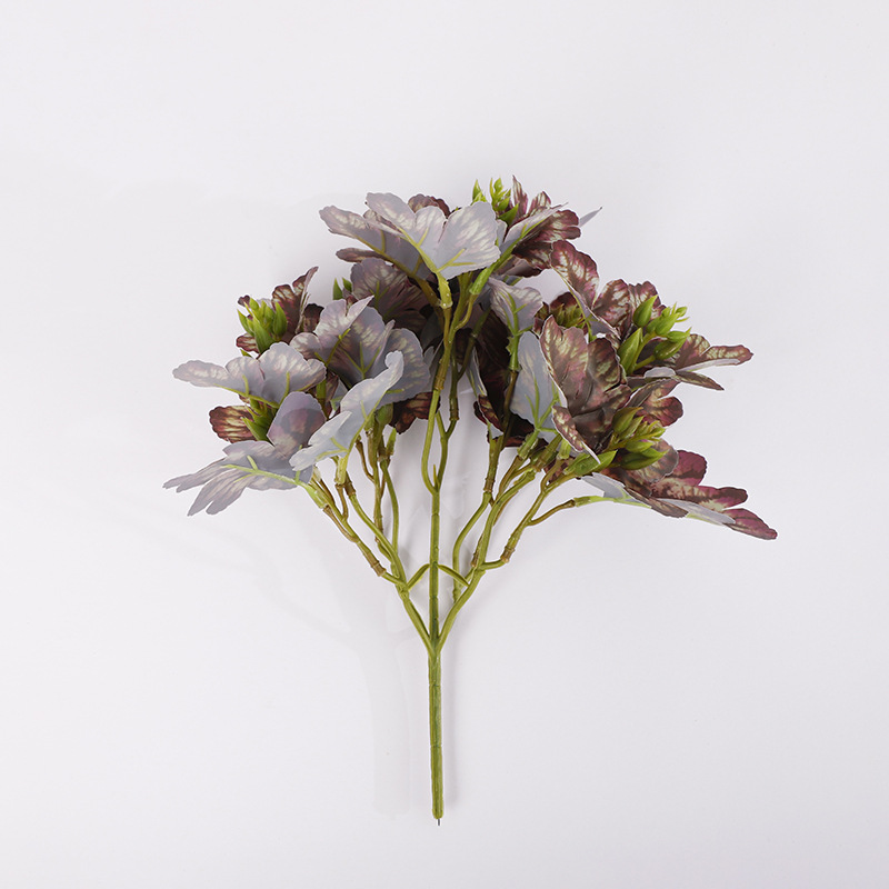 手感仿真兰花仿真花批发捧花工程11头菊花叶婚礼装饰摄影软装假花详情9