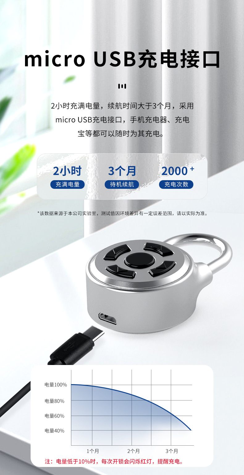 One-piece consignment smart graffiti APP for backpacks, suitcases, dormitories, cabinets, gyms, home anti-theft passwords, small locks pic 10