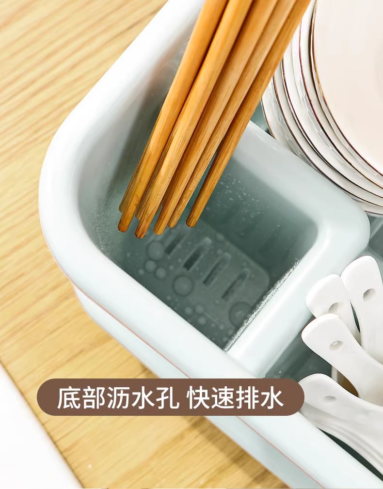 碗碟收纳架厨房水槽置物架小型碗柜碗盘盒滤水碗筷篮放碗架沥水架1详情7