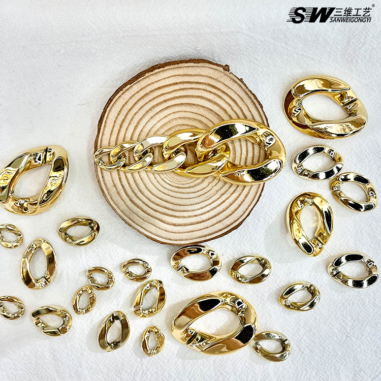 New open-top acrylic chain shoulder straps, trouser chains, DIY hardware bag chains, earrings, bracelets, necklaces and other diy accessories pic 8