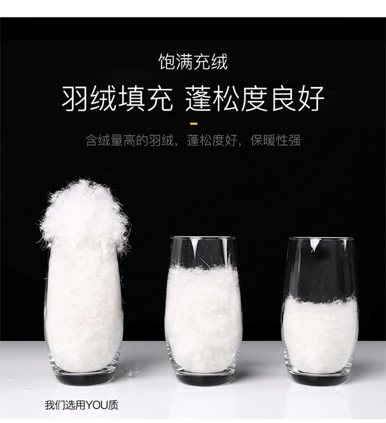 新款男士羽绒服棒球领蓬松开衫上衣灰鸭绒羽绒服男休闲冬季外套男详情5