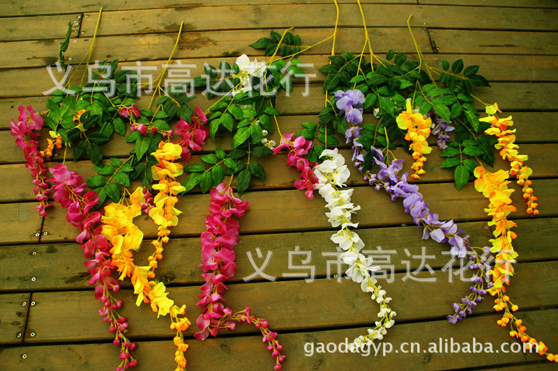 Long-branch delphinium, artificial hyacinth, artificial silk flower, single tall and long-branch wedding flowers for landscape direct sales pic 23