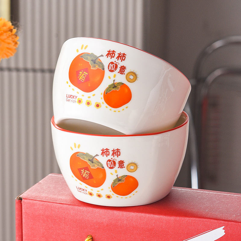 Japanese-style ceramic bowl and chopstick sets, bowl gift boxes, company opening event sales gifts, practical bowls, and small gifts given away pic 33