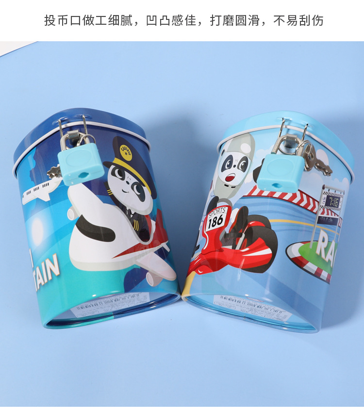 Self-owned brand fashionable tinplate cartoon animal piggy bank, new student birthday gift for the Year of the Ox, Little Pig Kulomi Piggy bank pic 6