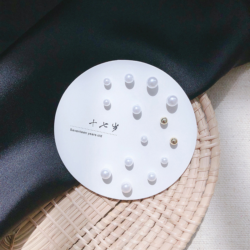 Exquisite and compact one-week stud set of earrings, 2023 new trendy and simple S925 earrings for women pic 30