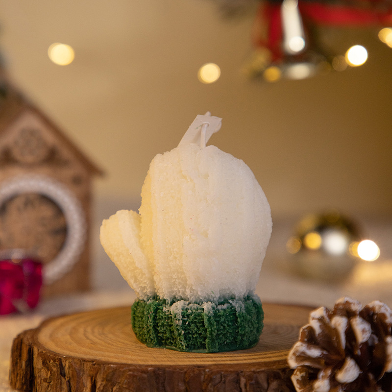 圣诞手套香薰蜡烛伴手礼ins创意家居摆饰套装拍摄道具节日礼品详情13