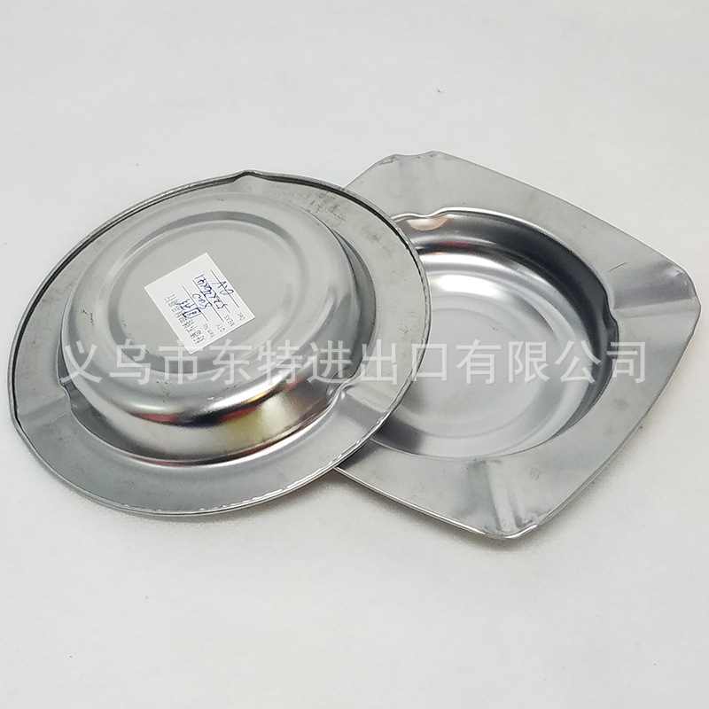 厂家直销不锈钢一元超市地摊烟灰缸货源批发餐厅网吧烟缸详情7