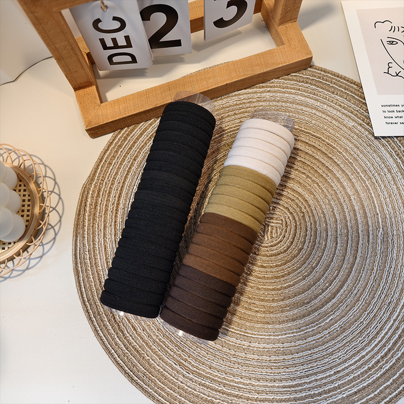 国潮系列绑头发成人发圈头绳2024年新款高级感橡皮筋女扎头高弹力发绳详情3