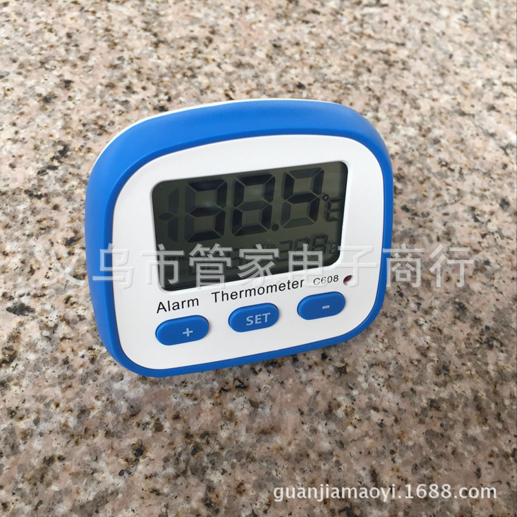 The new large-screen display alarm thermometer and electronic thermometer alarm can be equipped with high and low temperature brackets pic 2