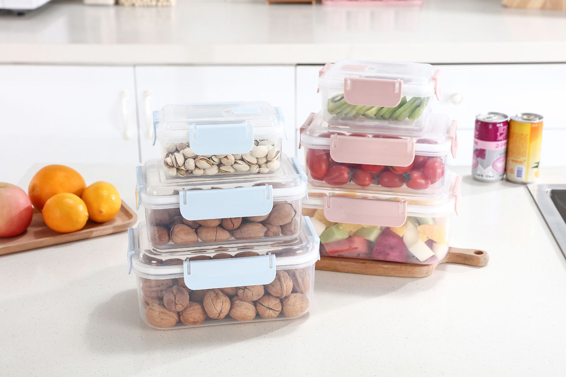 G7 manufacturer customizes refrigerator preservation boxes, microwave oven heating lunch boxes, vegetable, fruit and food storage, refrigeration and freezing boxes pic 1