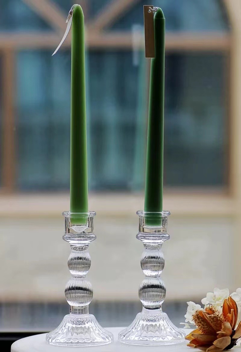 ins法式罗马立柱玻璃烛台复古韩风摆件民宿房间软装饰简约咖啡店详情5