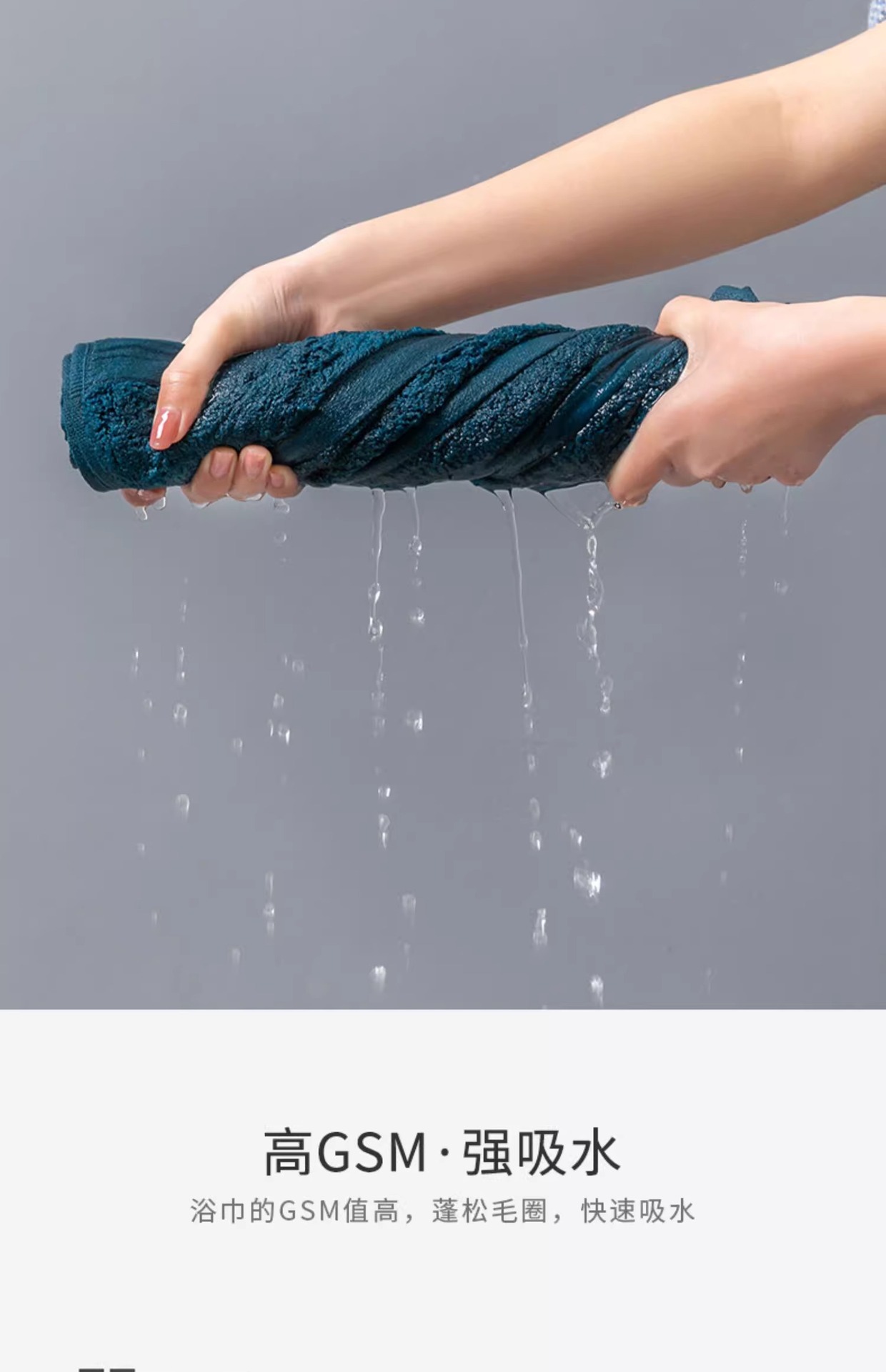 Five-star hotel-specific towel, pure cotton for bathing and washing, suitable for women, adult men, thickened, all-cotton, absorbent and non-shedding pic 20