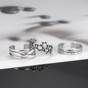 星芒潮男耳扣时尚冷淡风星形单只耳饰韩版个性潮搭星星男士耳环详情1