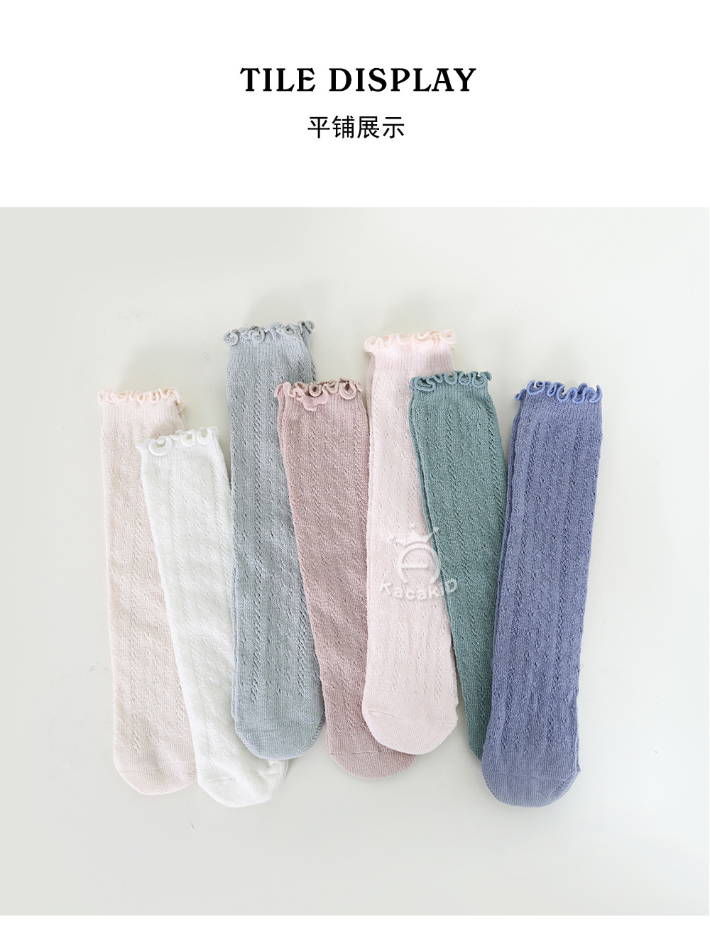 夏季防蚊袜婴儿儿童a类网眼袜西班牙女宝宝袜子中筒袜长筒袜童袜详情18