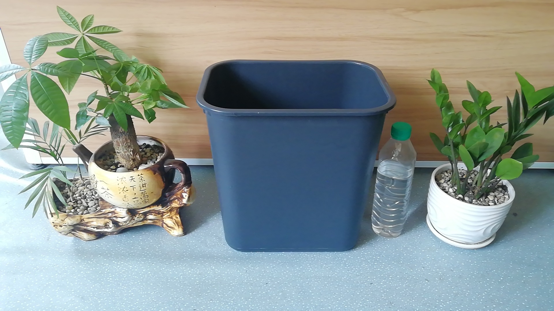 8L small square plastic trash can, 15-liter uncovered trash can for school, hotel, corridor classification, household, indoor and outdoor pic 10