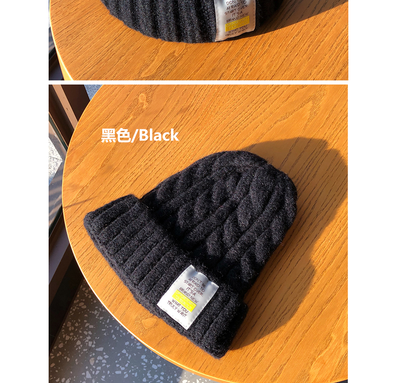 Otoño invierno engrosado cálido cáñamol sombrero de punto mujer versión coreana ins marca de la marea cono sombrero sombrero sombrero frío sombrero de lana hombre pic 20