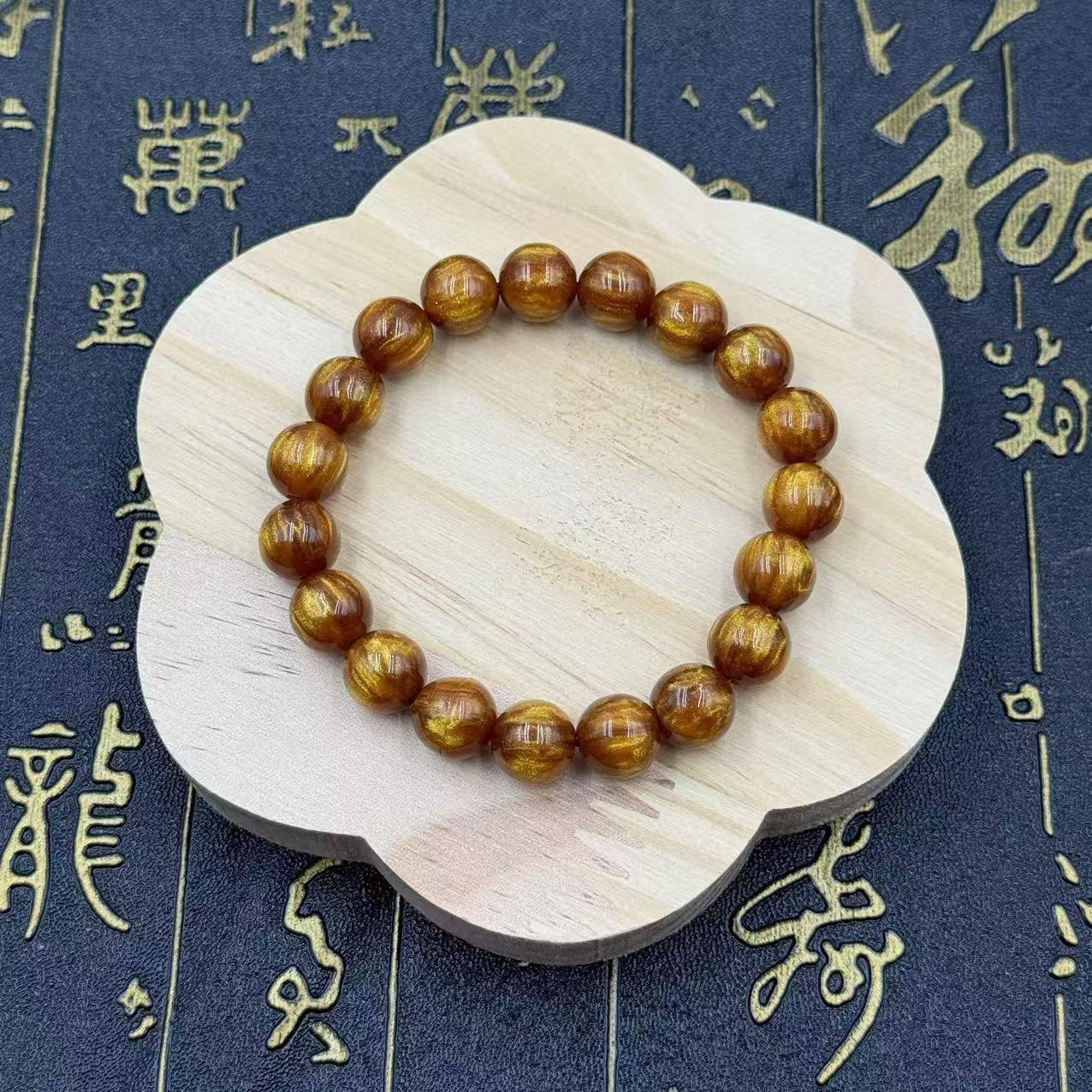 厂家批发金丝海柳手串天然佛珠文玩旅游景点热卖男女同款手串货源详情3